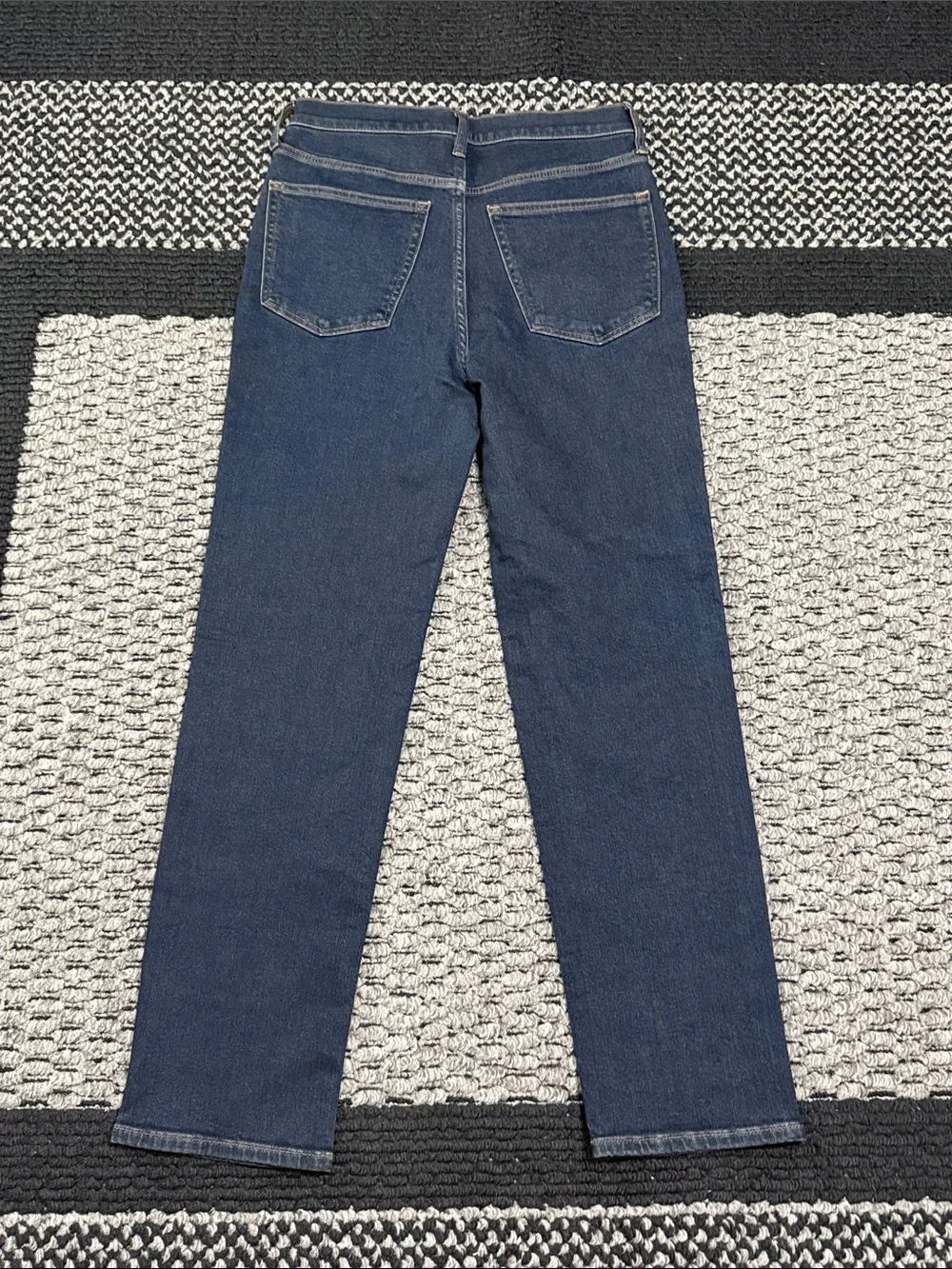 J.Crew Stovepipe High Rise Straight Leg Jeans Womens Sz 27 Stretch Denim Classic